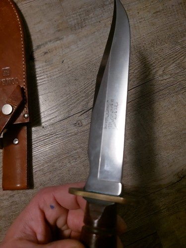 Coltello Al Mar Grunt Bowie Blade Dagger Knife "Middle East War" Desert Storme - Foto 9 di 17
