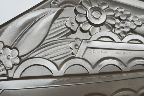 DAMEN FRANKREICH : Paar französische 1930 Art Deco Wandleuchten .. Lampe Müller Daum Ära - Bild 8 von 11