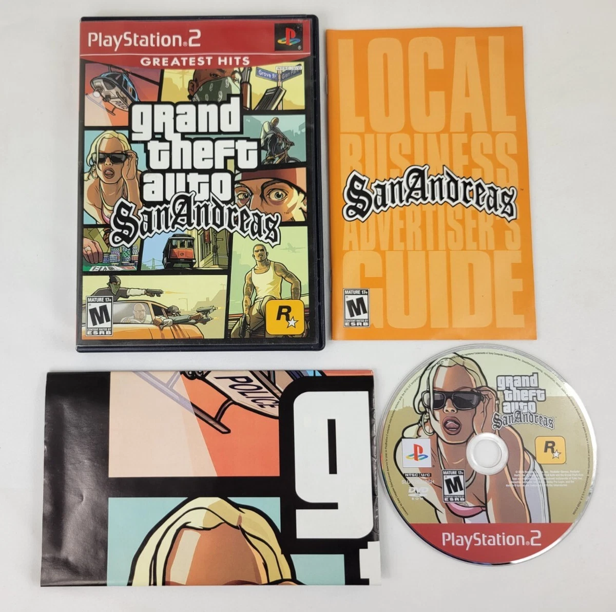 Grand Theft Auto: San Andreas (PlayStation 2, 2004) for sale online