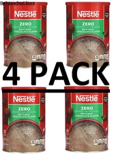 4 PACK - NESTLE Fat Free Rich Milk Chocolate Hot Cocoa Mix, 7.33 oz ea Canister