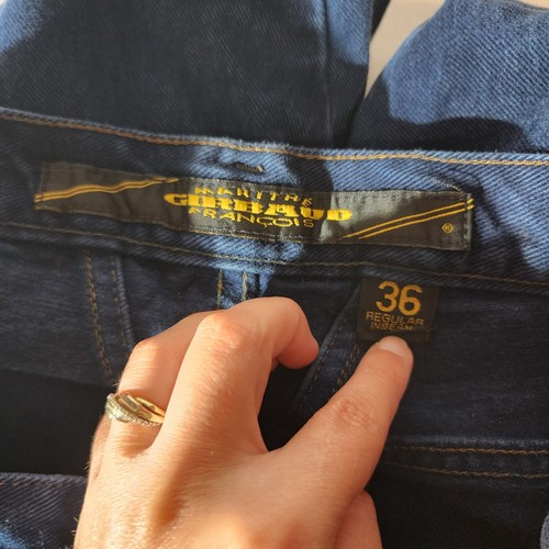 Marithe Francois Girbaud Jeans Womens Sz 36 Dark Wash Tapered Side Pocket Vtg 90 - Picture 10 of 10
