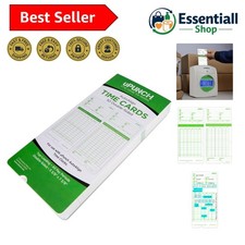 HN3000 Time Clock Cards - Solid Design, 50 Count for Effortless Time Tracking