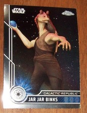 Topps Chrome Star Wars Jar Kar Binks Card-61