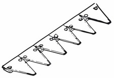 Lama per Falciatrice Ama 22 Sezioni Rigate 1,1 m