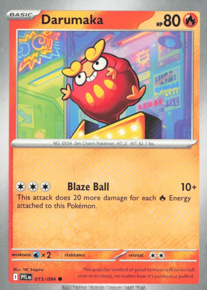 Darumaka Common ME02: Phantasmal Flames 015/094 NM