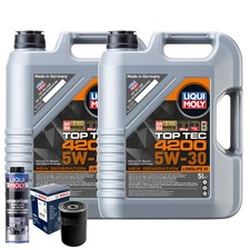 Motoröl 5W30 LIQUI MOLY Top Tec 4200 10L+BOSCH Ölfilter +Spülung Motoröl 5W30 LIQUI MOLY Top Tec 4200 10L+BOSCH Ölfilter +Spülung