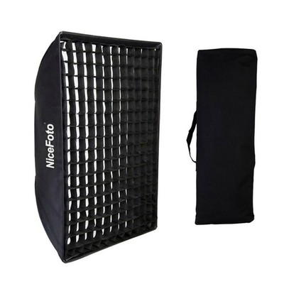 NICEFOTO Softbox 80x120cm mit Wabe und Tasche mit Bowens S-Typ Anschluss