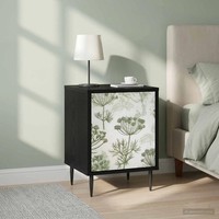 Nachttisch Gotha 2 Stk. Schwarz Eichen-Optik 36 X 33 X 51 Cm