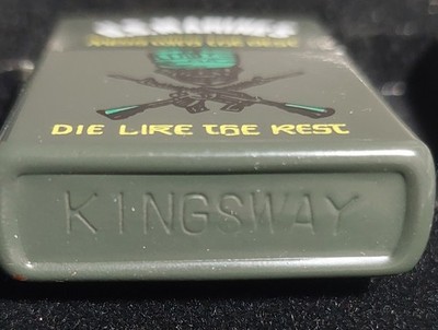 Vintage KINGSWAY USMC Lighter - Vietnam PX Era 