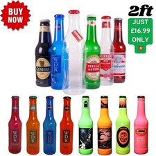 2FT GIANT MONEY SAVING BOTTLES LARGE BANK COIN NOVELTY MONEY BOTTLE 60CM