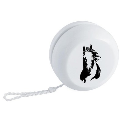 ''Minimalist Horse Portrait'' Retro Style Yo-Yo (YY00046227)