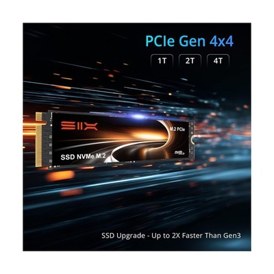 SIX NVME M.2 SSD PCIe 4.0-2TB m.2 2280 ssd, Read UP to 7350MB/s