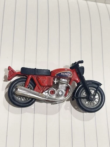 Vintage 1974 Lesney Matchbox #18 HONDA HONDARORA Motorcycle Red no box