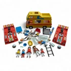 Vintage 1977/79 Playmobil toy sets - Camper & Race Cars + accessories