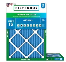 2 pack Filterbuy 36X30X1 Merv 13 Air filters- sightly squished