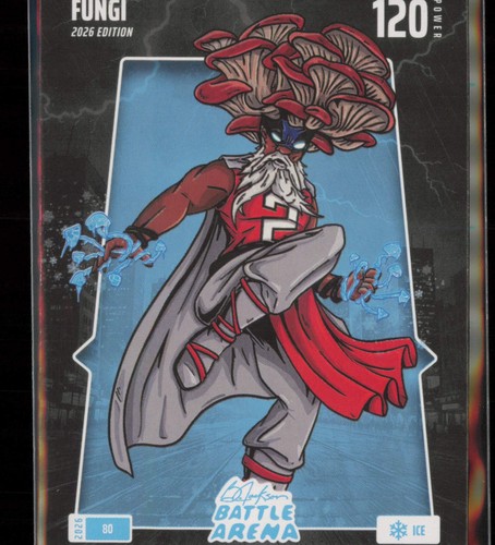 2026 Bo Jackson Battle Arena #80 Fungi Ice Card Kawhi Leonard