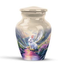 Rabbit Urn 3 Inch Burial Ashes Container Memorial Decorative Cremation Human