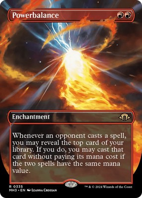 MTG Powerbalance (Borderless) [Modern Horizons 3] Near Mint Magic