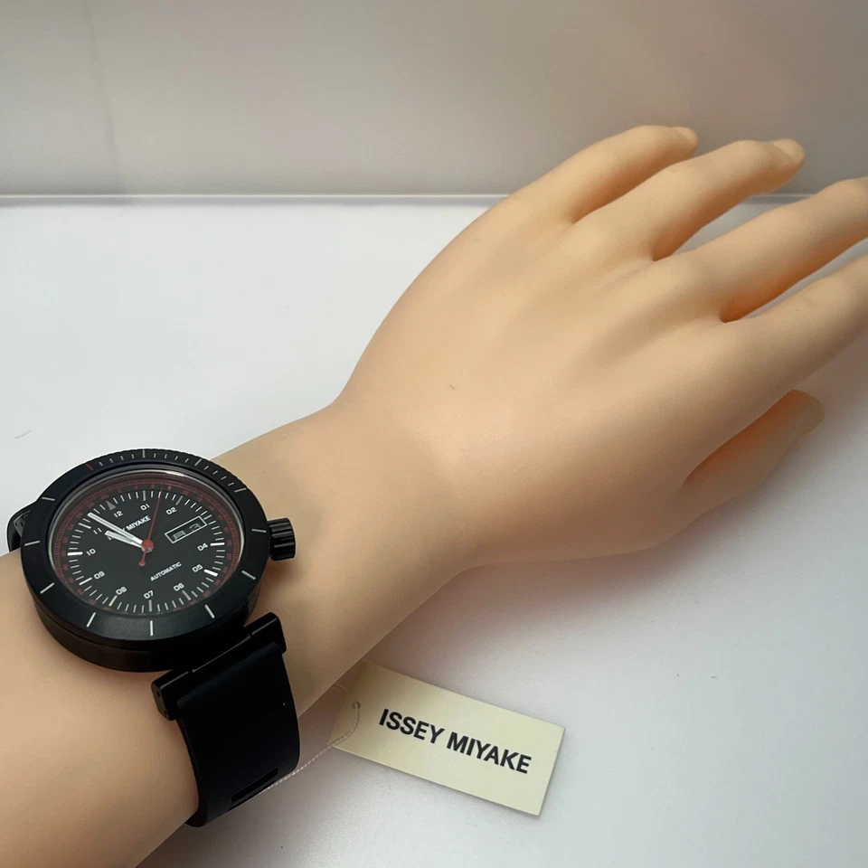 Raro Reloj Seiko Issey Miyake W Automático por Satoshi Wada NYAE003 Japón SS#174B Foto 3 de 4