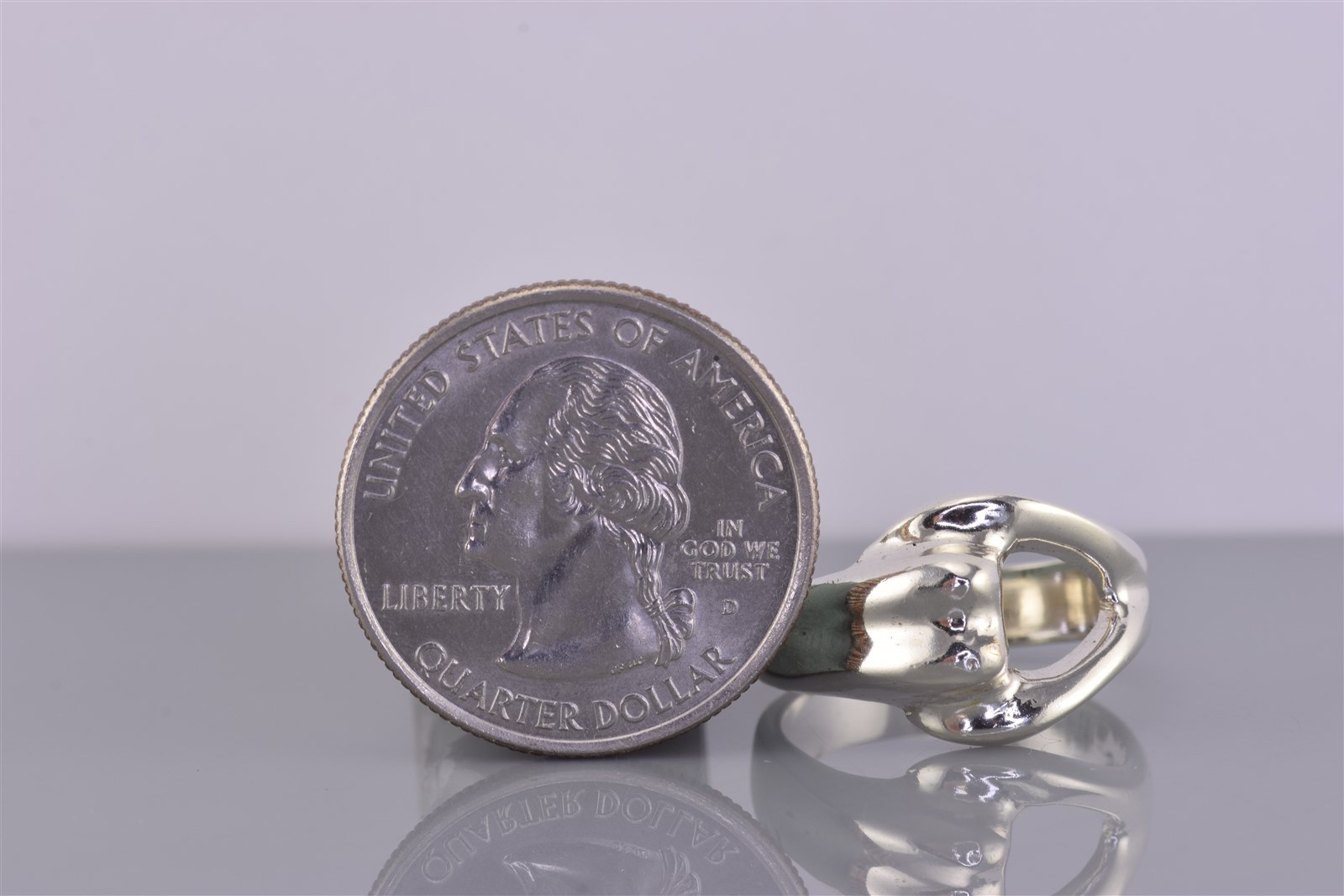 Sterling Silver Solid Fluted Wrap Around Split Fa… - image 8