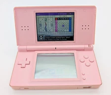 Nintendo DS Lite Handheld Console USG-001 - Coral Pink _ WORKS GREAT