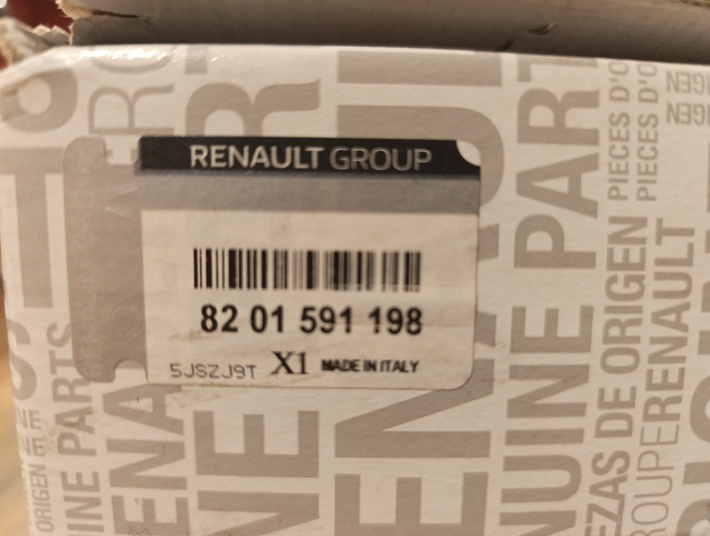 Alarme Renault Master d'origine 8201591198 pour utilitaire