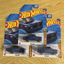Lot Of 3 Hot Wheels BMW 2002 77/250 Blue