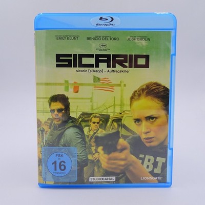 Sicario Blu ray Film Movie Emily Blunt Benicio del Toro Josh Brolin