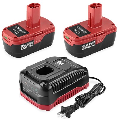 2Pack 6.5Ah C3 Lithium Battery Replace for Craftsman 19.2 Volt Battery + Craf...