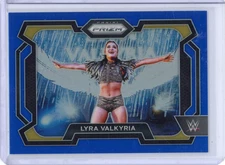 Lyra Valkyria 2024 Panini Prizm Wwe Blue Refractor /199 #63