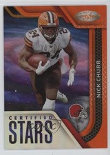 2022 Certified Certified Stars Mirror Orange 103/149 Nick Chubb #CS-21 17kh