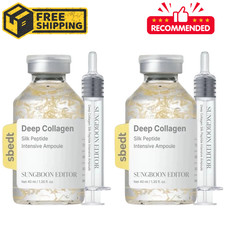  2 Packs SUNGBOON EDITOR Deep Collagen Silk Peptide Intensive Ampoule 30ml 