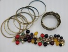 Vintage To Now Boho Wearable Mixed Jewelry Lot Necklaces Bracelets Earrings  — photo 4