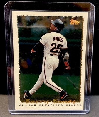 Barry Bonds - 1995 Topps #064 CyberStats Spectralight FOIL San Francisco Giants