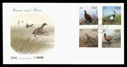DR WHO 1989 IRELAND FDC BIRD COMBO M77906