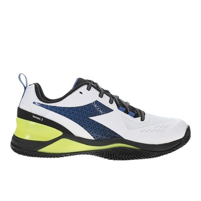 diadora Blushield Torneo 2 Clay Tennis  Mens White Sneakers Athletic Shoes 17950