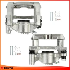 Pair Rear Disc Brake Calipers w/Bracket For 2007-2011 LEXUS GS350 07-11 GS450H