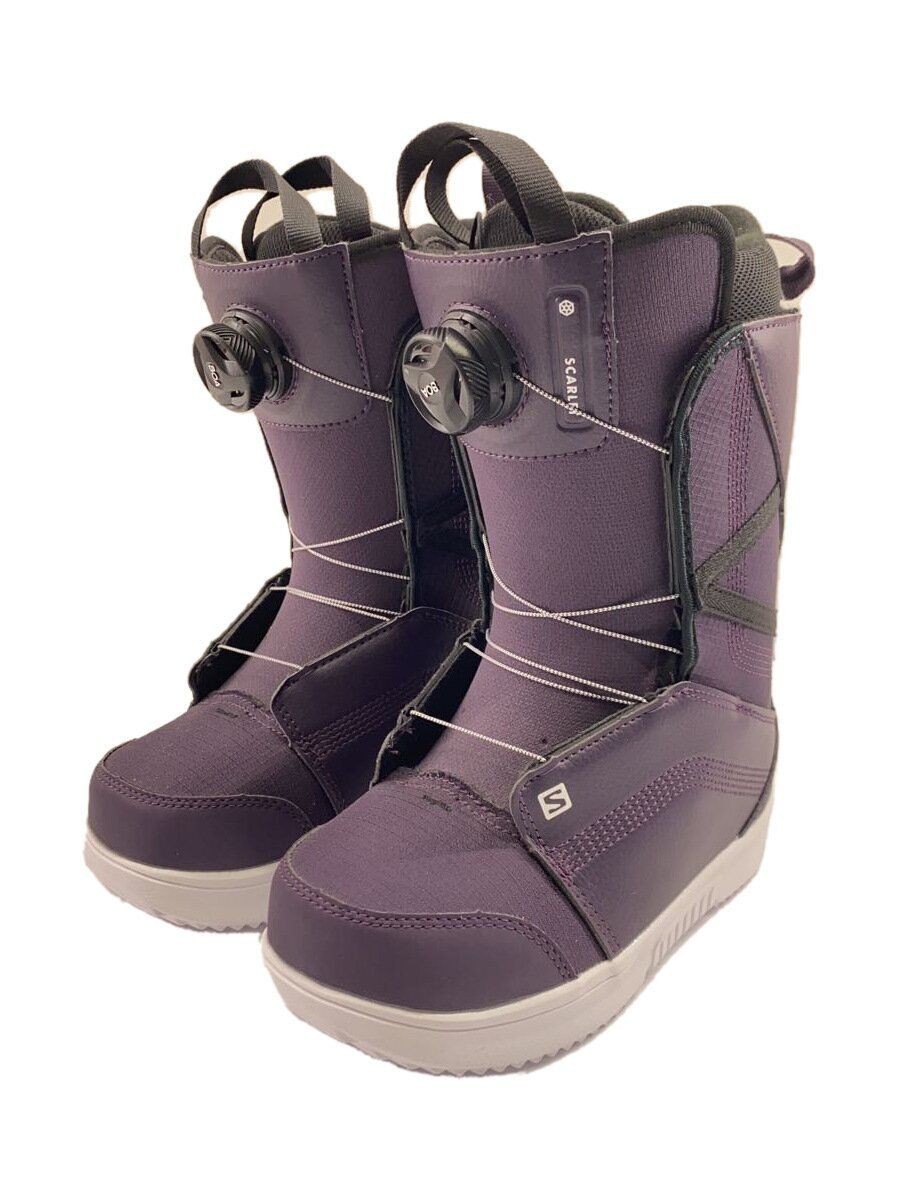 Scarponi da snowboard Salomon 414260 22 cm BOA viola usati