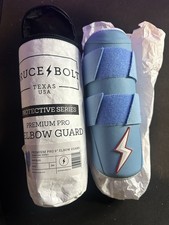 Bruce Bolt Premium 9” Elbow Guard Adult BABY BLUE SIGNATURE Series  NEW