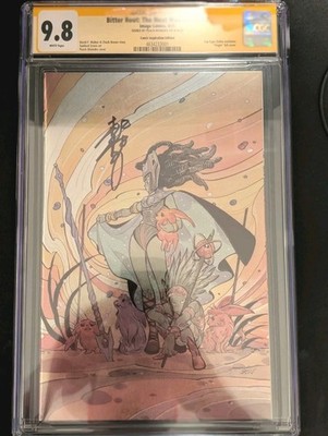 BITTER ROOT THE NEXT MOVEMENT #2 CGC9.8 Peach Momoko Signed FOIL DALLAS FAN EXPO