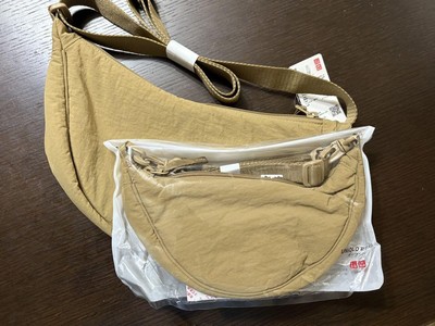UNIQLO round shoulder bag set of large and small, tagged, not for