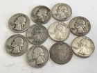 1895-1964 Dated Barber & Washington Quarters $2.50 Face Value 90% Silver Coins