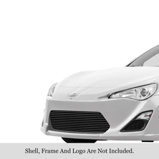 For Scion FR-S 2013-2016 APG 1-Pc Black 8x6 mm Horizontal Billet Bumper Grille