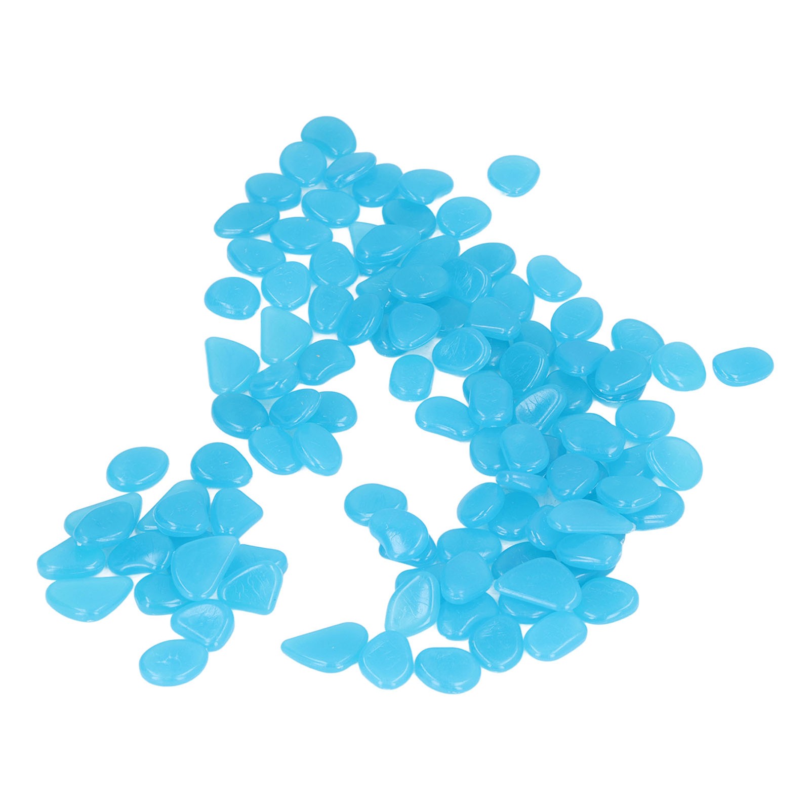 Outdoor Luminous Stones Colorful Fluorescent Luminous Pebbles For Dark Garden Co