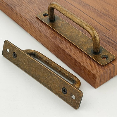 30 Pack 5'' Copper Cabinet Pulls - Elegant Drawer Handles with Base Plate