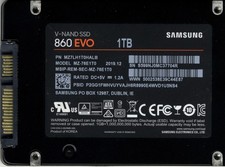 Samsung 860 EVO 1TB 2.5" SATA III Internal SSD MZ-76E1T0 - Only 8TB Written