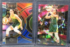 2024 SELECT WNBA NIKA MUHL RCS RED/BLUE PRIZM /399 #162 + PINK PRIZM COURTSIDE