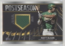 2021 Topps Postseason Performance Relics 61/99 Matt Olson #PPR-MO 1h6a