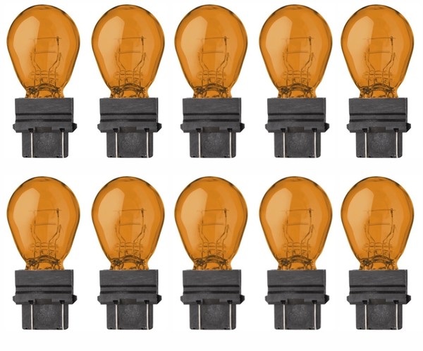 Flosser 3757NA 3757A 27/7W Amber 10Er Drl Standlicht Lampe 12V-image