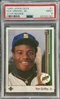 1989 Upper Deck Star Rookie #1 Ken Griffey Jr. Mariners RC HOF PSA 9 MINT